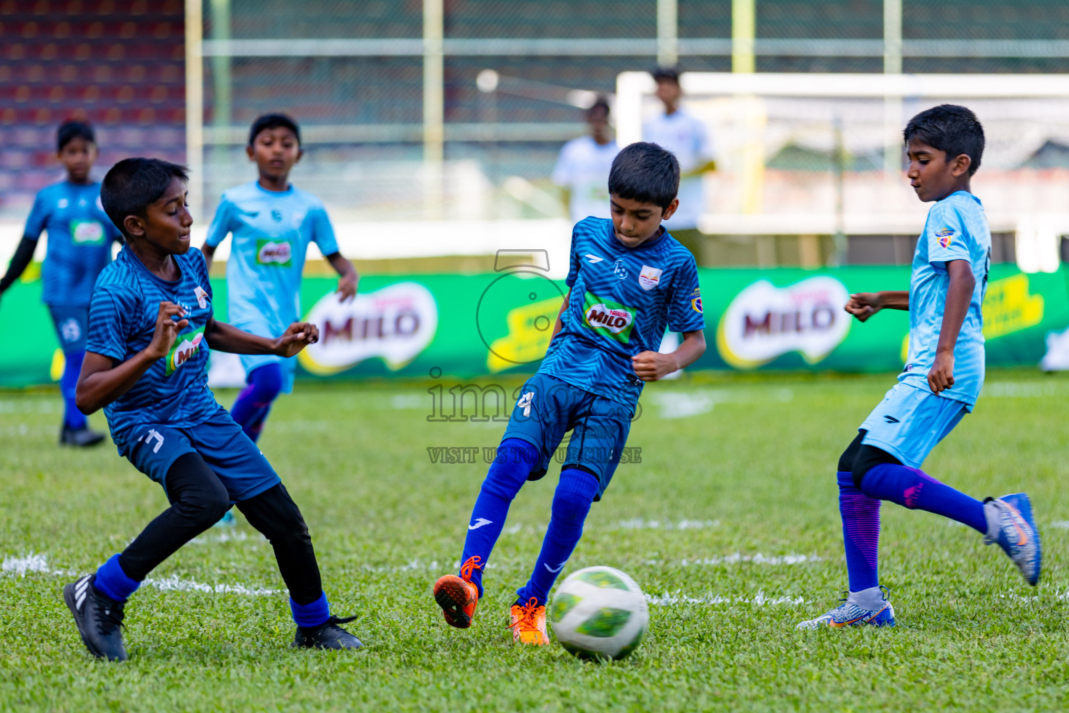 Day 2 of MILO Kids Football Fiesta was held at National Stadium in Male', Maldives on Saturday, 24th February 2024.