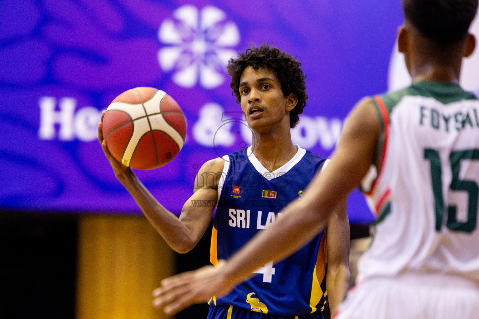 Sri Lanka vs Bangladesh in Day 2 of Under 16 Asian Cup SABA Qualifiers 2025 was held in Social Center, Male', Maldives on Friday, 13th June 2025. Photos: Nausham Waheed / images.mv