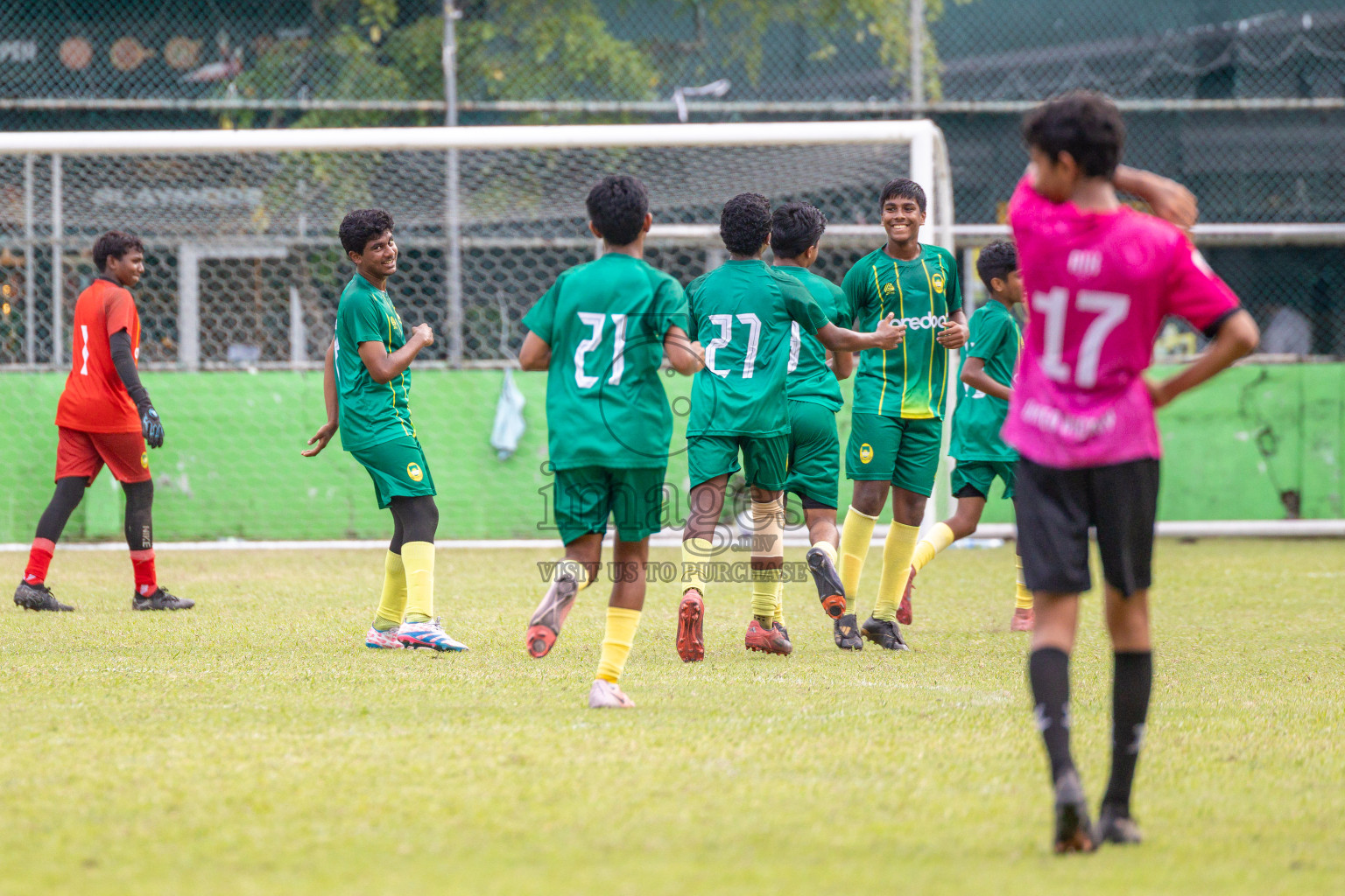 Day 2 of MILO Academy Championship 2025 (U14) was held on Friday, 31st October 2025 at Henveiru Football Grounds, Male', Maldives . 
Photos: Hassan Simah / images.mv