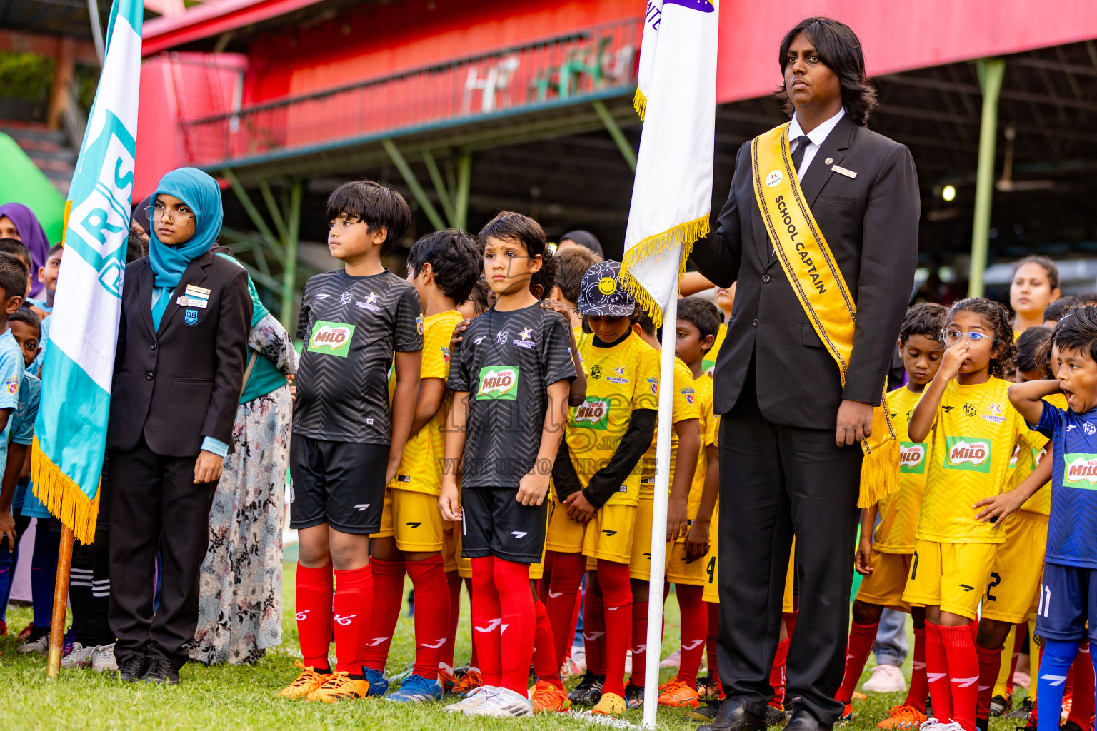 Day 2 of MILO Kids Football Fiesta was held at National Stadium in Male', Maldives on Saturday, 24th February 2024.