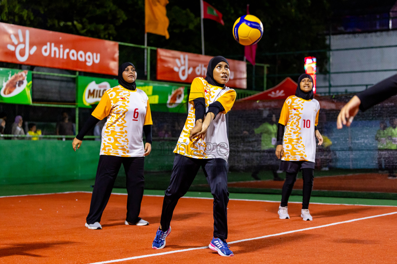 Day 2 of Interschool Volleyball Tournament 2024 was held in Ekuveni Volleyball Court at Male', Maldives on Sunday, 24th November 2024. Photos: Nausham Waheed / images.mv