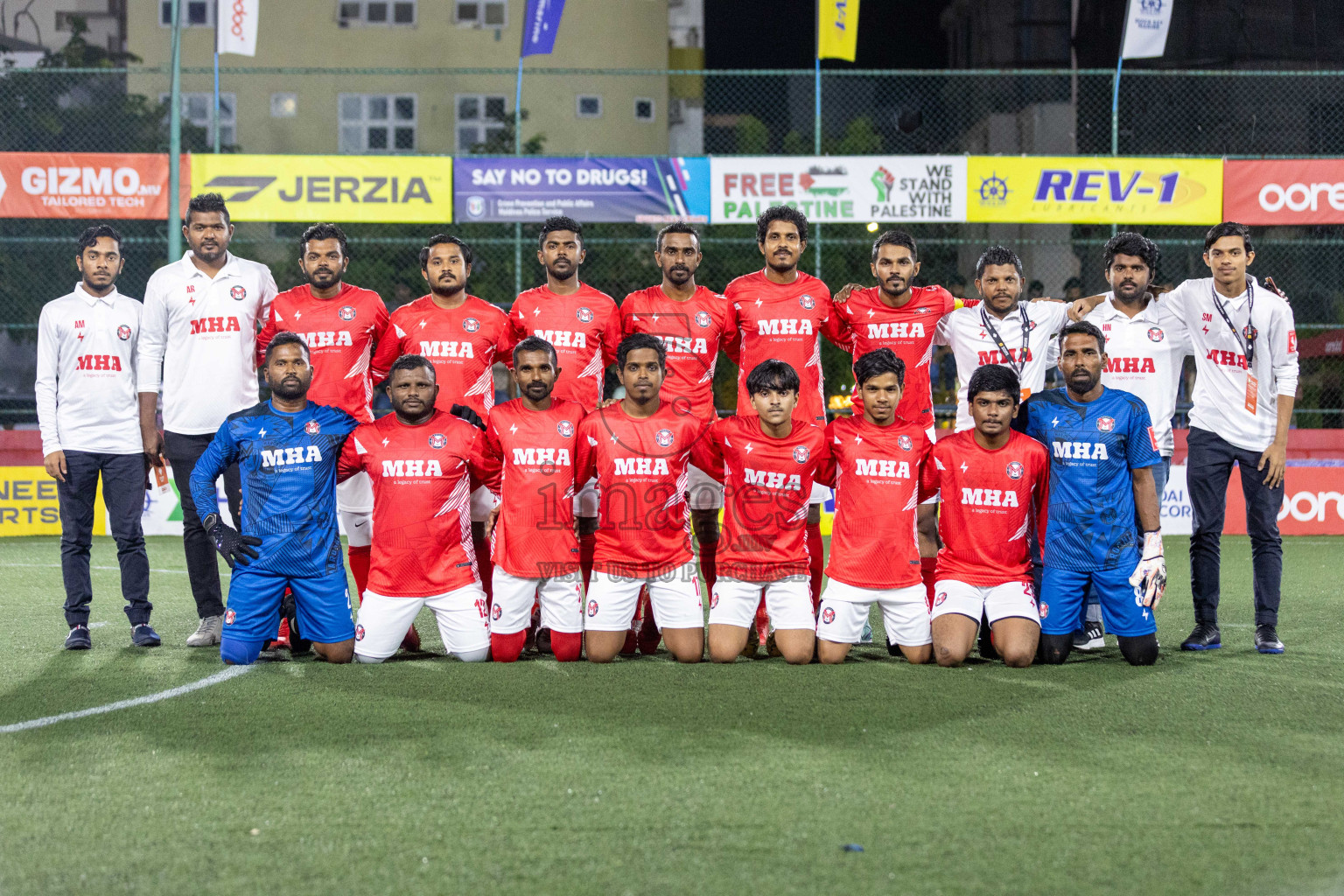 Sh Maroshi vs Sh Kanditheemu in Day 8 of Golden Futsal Challenge 2024 was held on Monday, 22nd January 2024, in Hulhumale', Maldives Photos: Nausham Waheed / images.mv