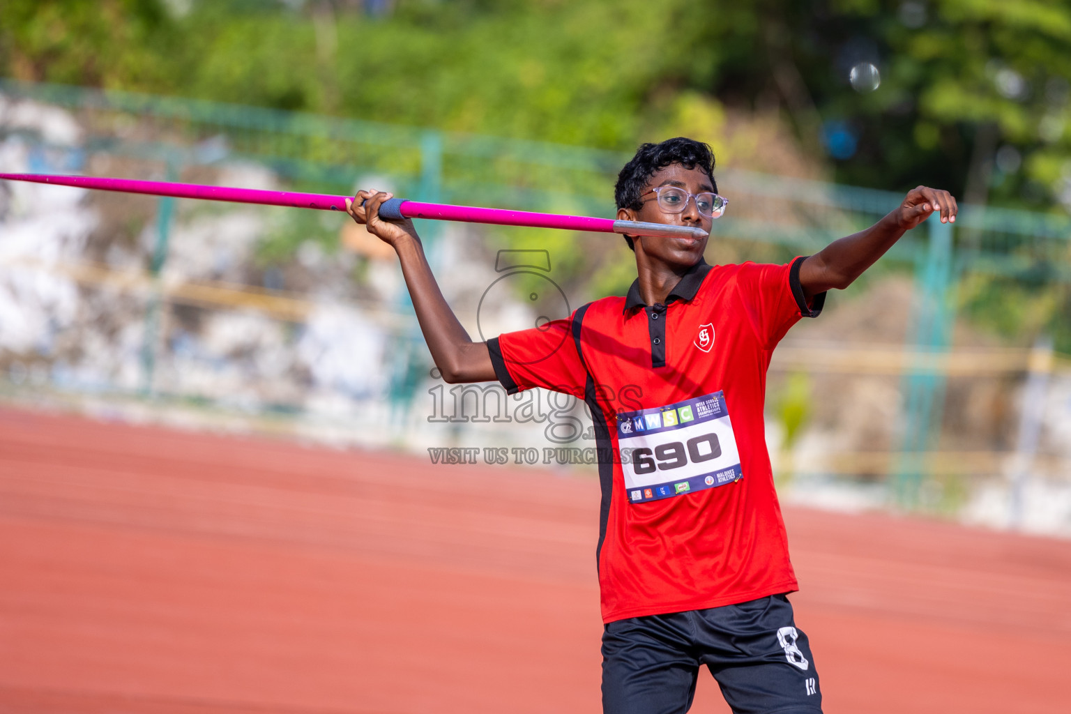 Day 5 of MWSC Interschool Athletics Championships 2024 held in Hulhumale Running Track, Hulhumale, Maldives on Wednesday, 13th November 2024. Photos by: Ismail Thoriq / Images.mv