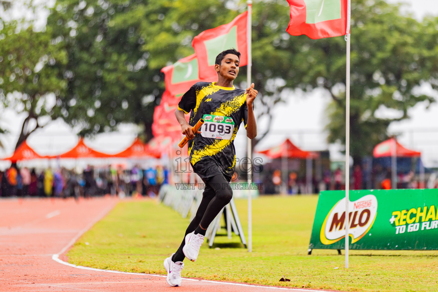 Day 6 of Inter-school Athletics Championship 2025 held in Ekuveni Synthetic Track, Male', Maldives on Sunday, 12th October 2025. Photos by: Areef Adam / Images.mv