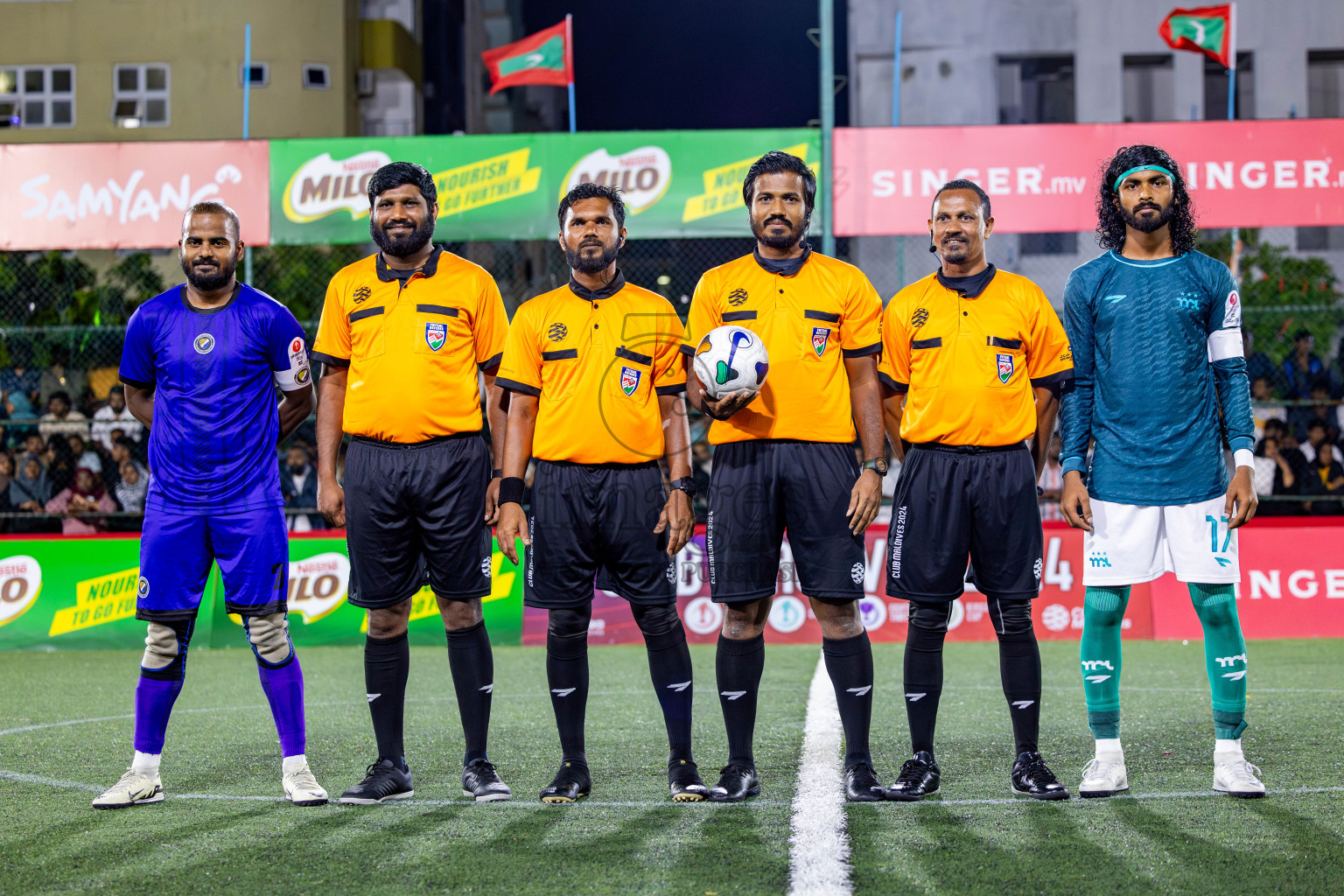 DSC vs MPL in Quarter Finals of Club Maldives Cup 2024 held in Rehendi Futsal Ground, Hulhumale', Maldives on Friday, 11th October 2024. Photos: Nausham Waheed / images.mv