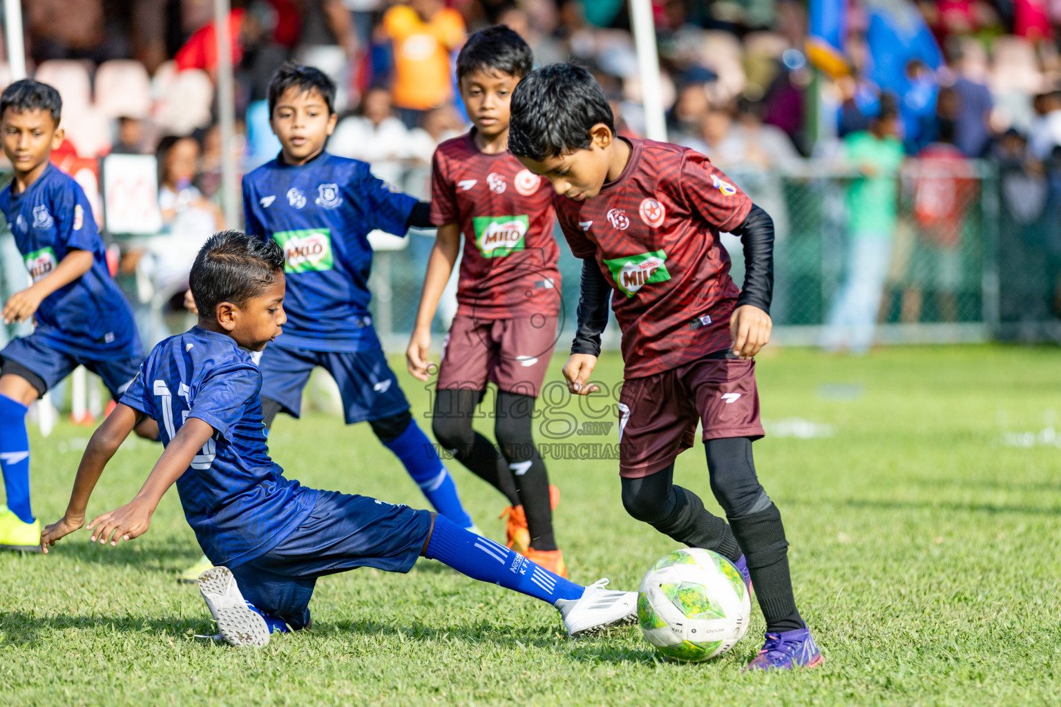 Day 1 of MILO Kids Football Fiesta was held at National Stadium in Male', Maldives on Friday, 23rd February 2024. 
Photos: Hassan Simah / images.mv