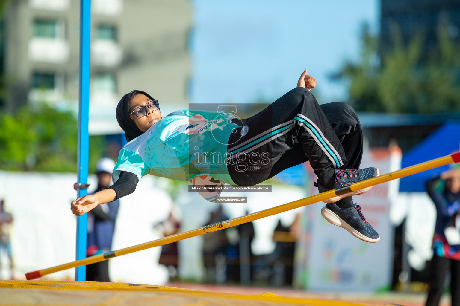 Day three of Inter School Athletics Championship 2023 was held at Hulhumale' Running Track at Hulhumale', Maldives on Tuesday, 16th May 2023. Photos: Nausham Waheed / images.mv