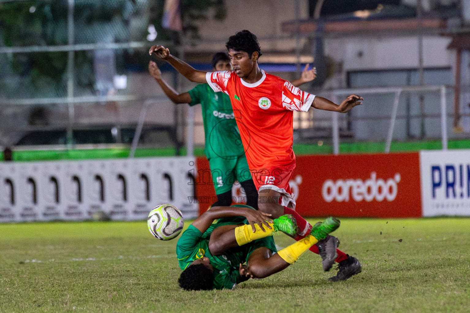 Maziya SRC vs Hurriya Sports Club in Day 12 of Dhivehi Youth League 2024 held at Henveiru Stadium on Wednesday , 18th December 2024. Photos: Shuu Abdul Sattar