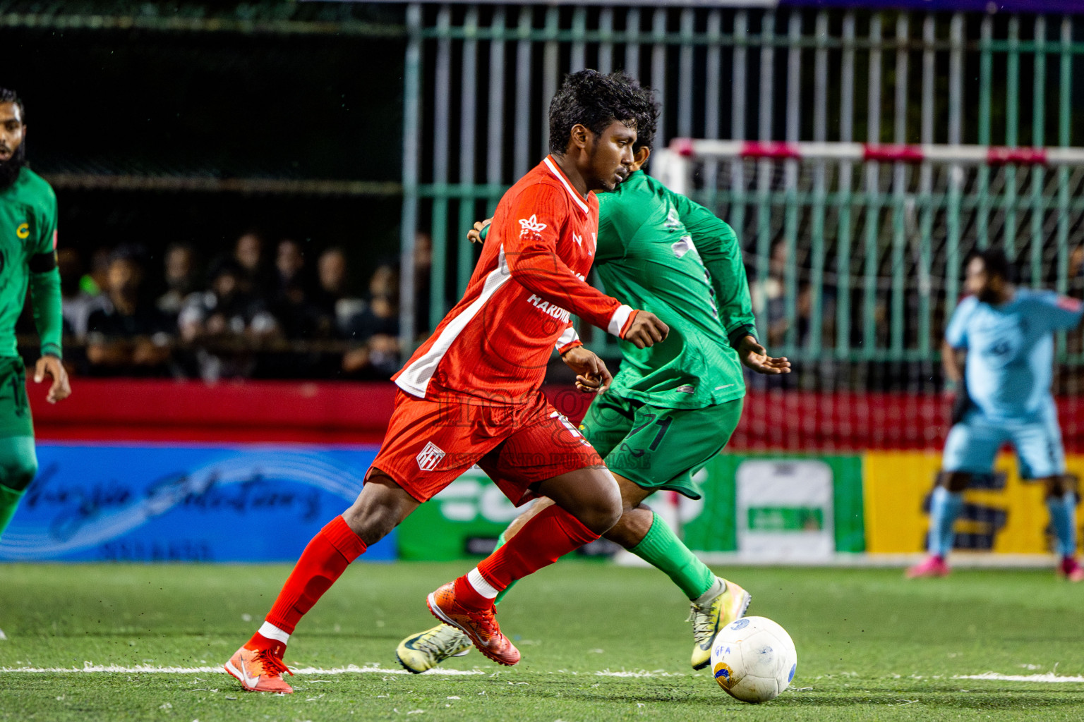 HA Vashafaru VS HA Kelaa in Atoll Round Semi-Final on Day 23 of Golden Futsal Challenge 2025 was held on Monday , 27th January 2025, in Hulhumale', Maldives. Photos: Nausham Waheed / images.mv