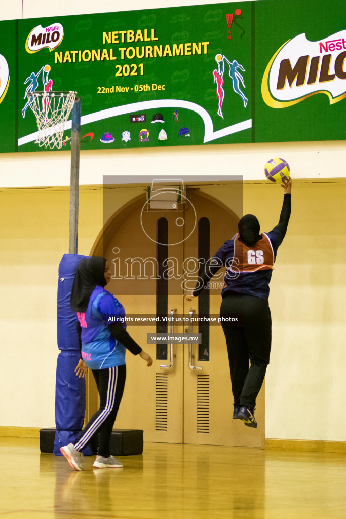 Milo National Netball Tournament 1st December 2021 at Social Center Indoor Court, Male, Maldives. Photos: Maanish/ Images Mv