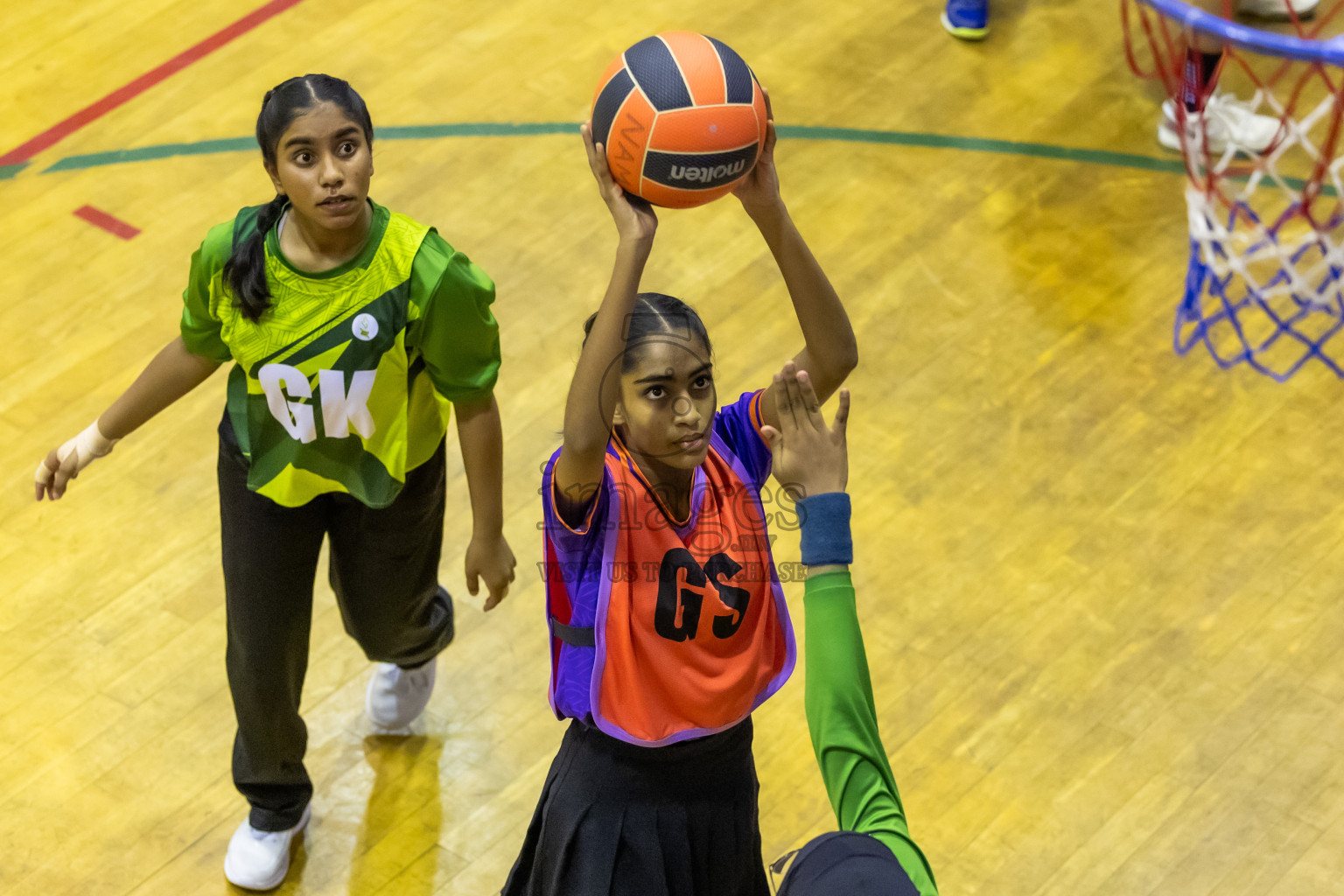 Day 14 of 25th Inter-School Netball Tournament was held in Social Center at Male', Maldives on Sunday, 25th August 2024. Photos: Hasni / images.mv