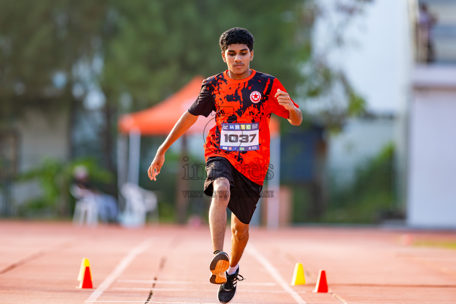 Day 5 of MWSC Interschool Athletics Championships 2024 held in Hulhumale Running Track, Hulhumale, Maldives on Wednesday, 13th November 2024. Photos by: Nausham Waheed / Images.mv