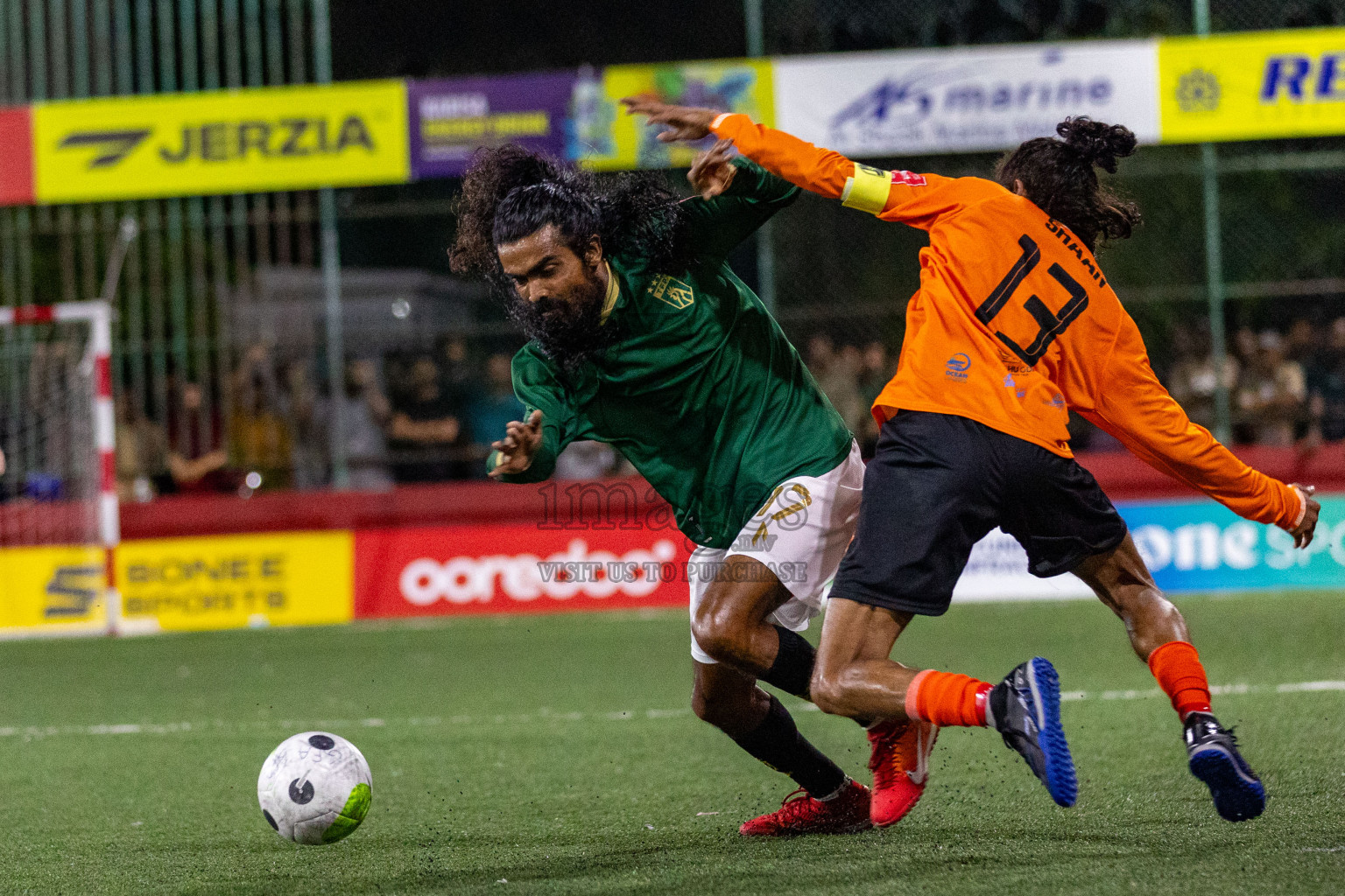 Th Thimarafushi vs Th Hirilandhoo in Day 3 of Golden Futsal Challenge 2024 was held on Wednesday, 17th January 2024, in Hulhumale', Maldives
Photos: Ismail Thoriq / images.mv