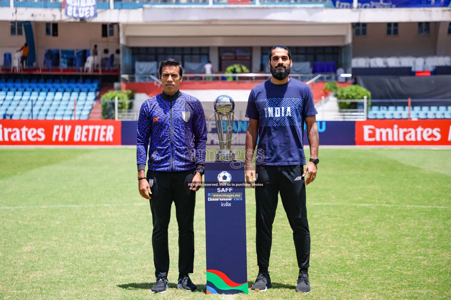 Saff Championship Final Pre-match press conference held in Sree Kanteerava Stadium, Bengaluru, India, on Monday, 3rd July 2023. Photos: Nausham Waheed / images.mv