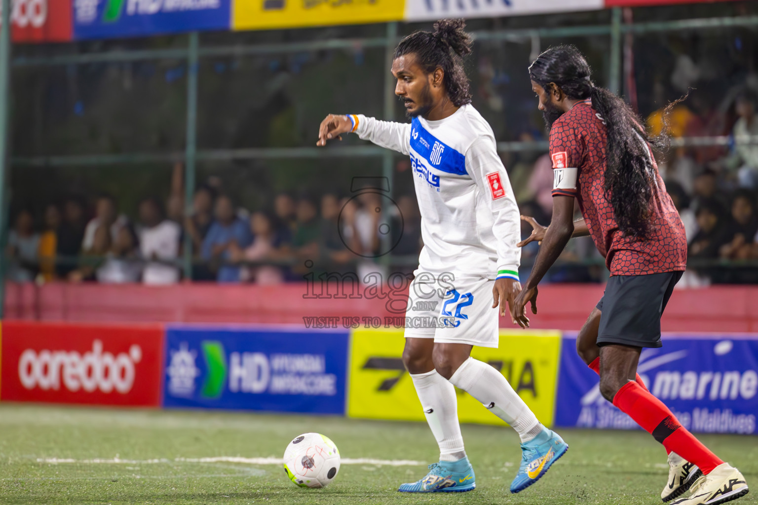 Vilimale vs S Hithadhoo in Quarter Finals of Golden Futsal Challenge 2024 which was held on Friday, 1st March 2024, in Hulhumale', Maldives Photos: Ismail Thoriq / images.mv