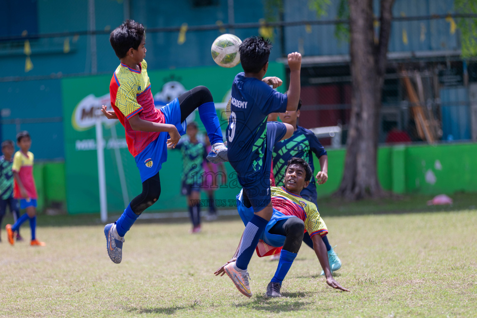 Day 3 of MILO Academy Championship 2024 - U12 was held at Henveiru Grounds in Male', Maldives on Thursday, 7th July 2024. Photos: Shuu Abdul Sattar / images.mv