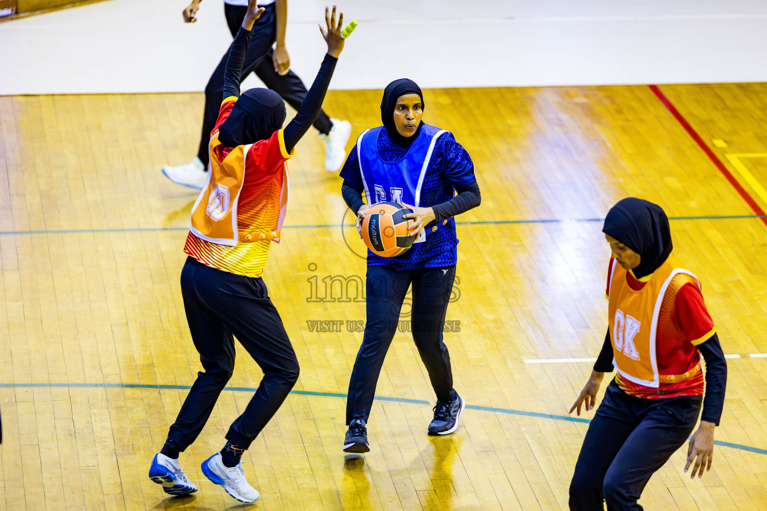 Day 5 of 21st National Netball Tournament was held in Social Canter at Male', Maldives on Sunday, 13th May 2024. Photos: Nausham Waheed / images.mv