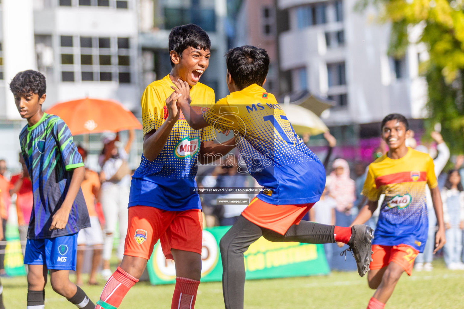 Day 1 of MILO Academy Championship 2023 (U12) was held in Henveiru Football Grounds, Male', Maldives, on Friday, 18th August 2023. 
Photos: Shuu Abdul Sattar / images.mv