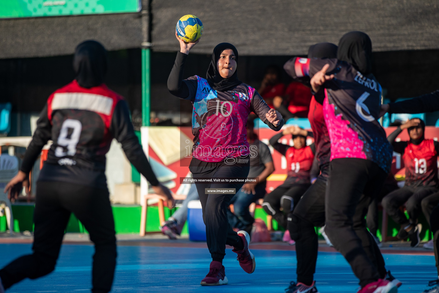 Day 4 of 6th MILO Handball Maldives Championship 2023, held in Handball ground, Male', Maldives on Friday, 23rd May 2023 Photos: Nausham Waheed/ Images.mv