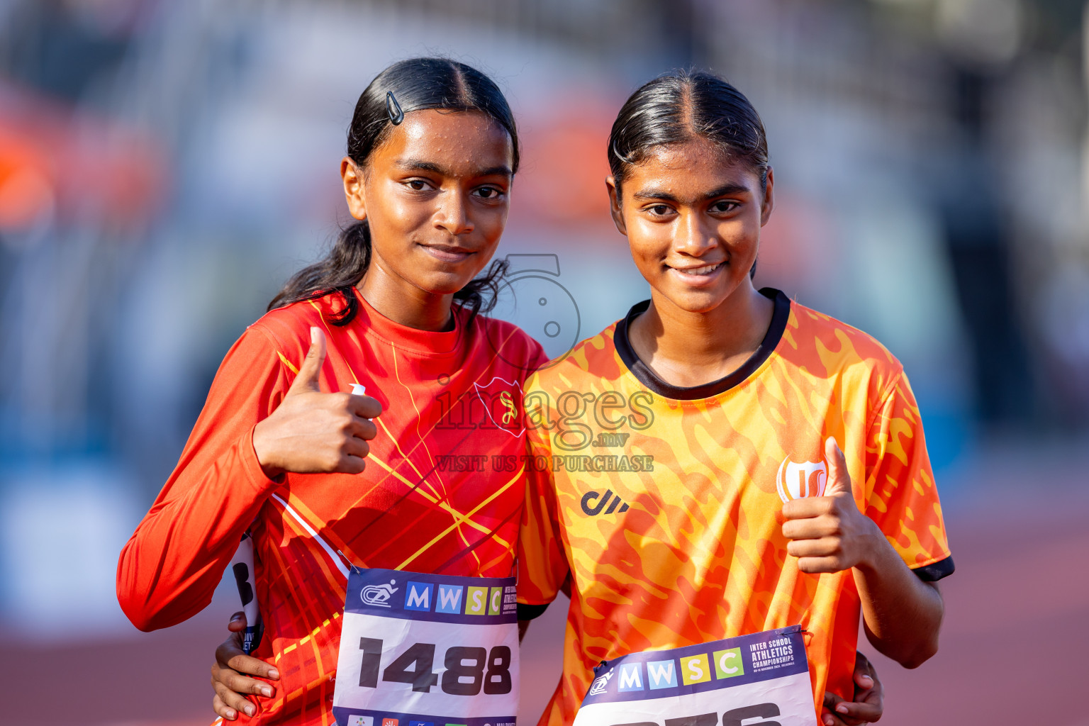 Day 4 of MWSC Interschool Athletics Championships 2024 held in Hulhumale Running Track, Hulhumale, Maldives on Tuesday, 12th November 2024. Photos by: Nausham Waheed / Images.mv