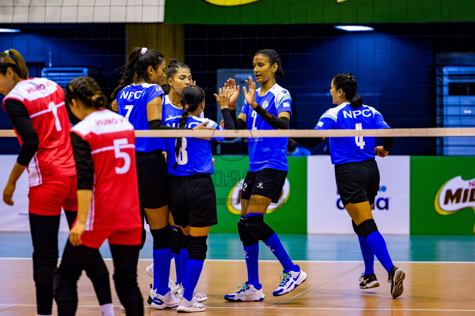 Nepal Police Club vs Humo VC in the Final of CAVA Woman's Volleyball Club Championship 2024 was held in Social Center, Male', Maldives on Saturday, 21st September 2024. Photos: Nausham Waheed / images.mv