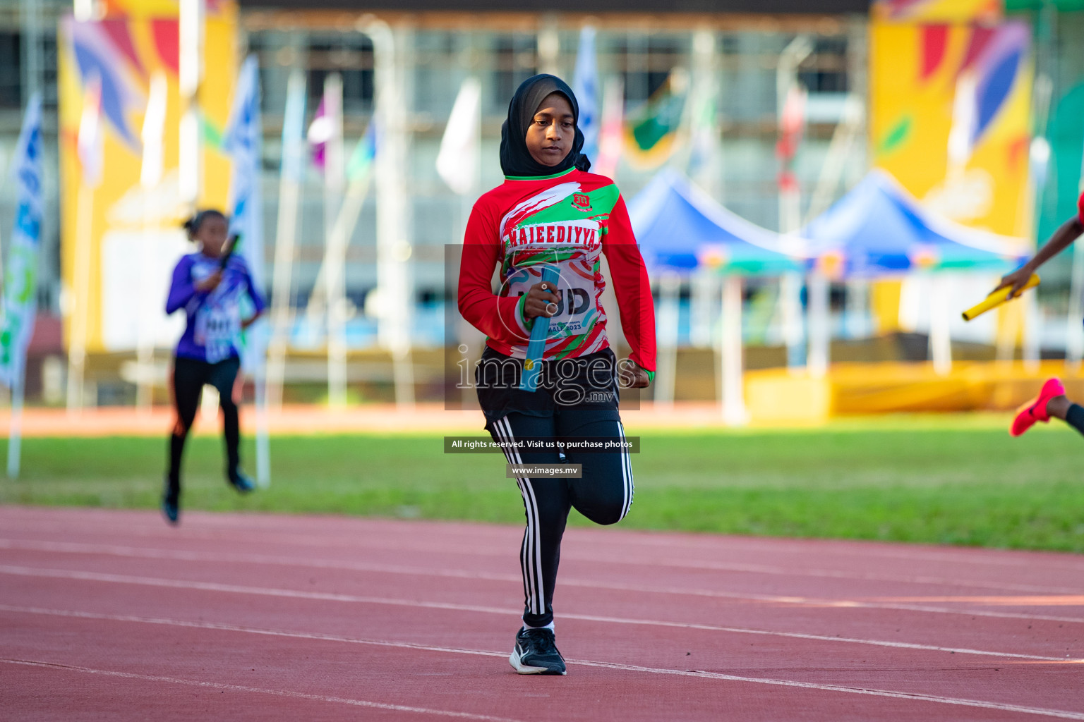 Day five of Inter School Athletics Championship 2023 was held at Hulhumale' Running Track at Hulhumale', Maldives on Wednesday, 18th May 2023. Photos: Nausham Waheed / images.mv