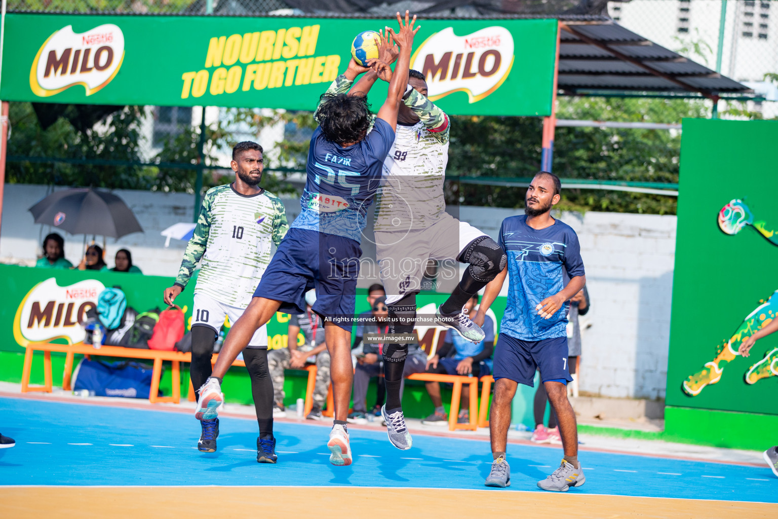 Milo 8th National Handball Tournament Day 4, 18th December 2021, at Handball Ground, Male', Maldives. Photos by Hassan Simah