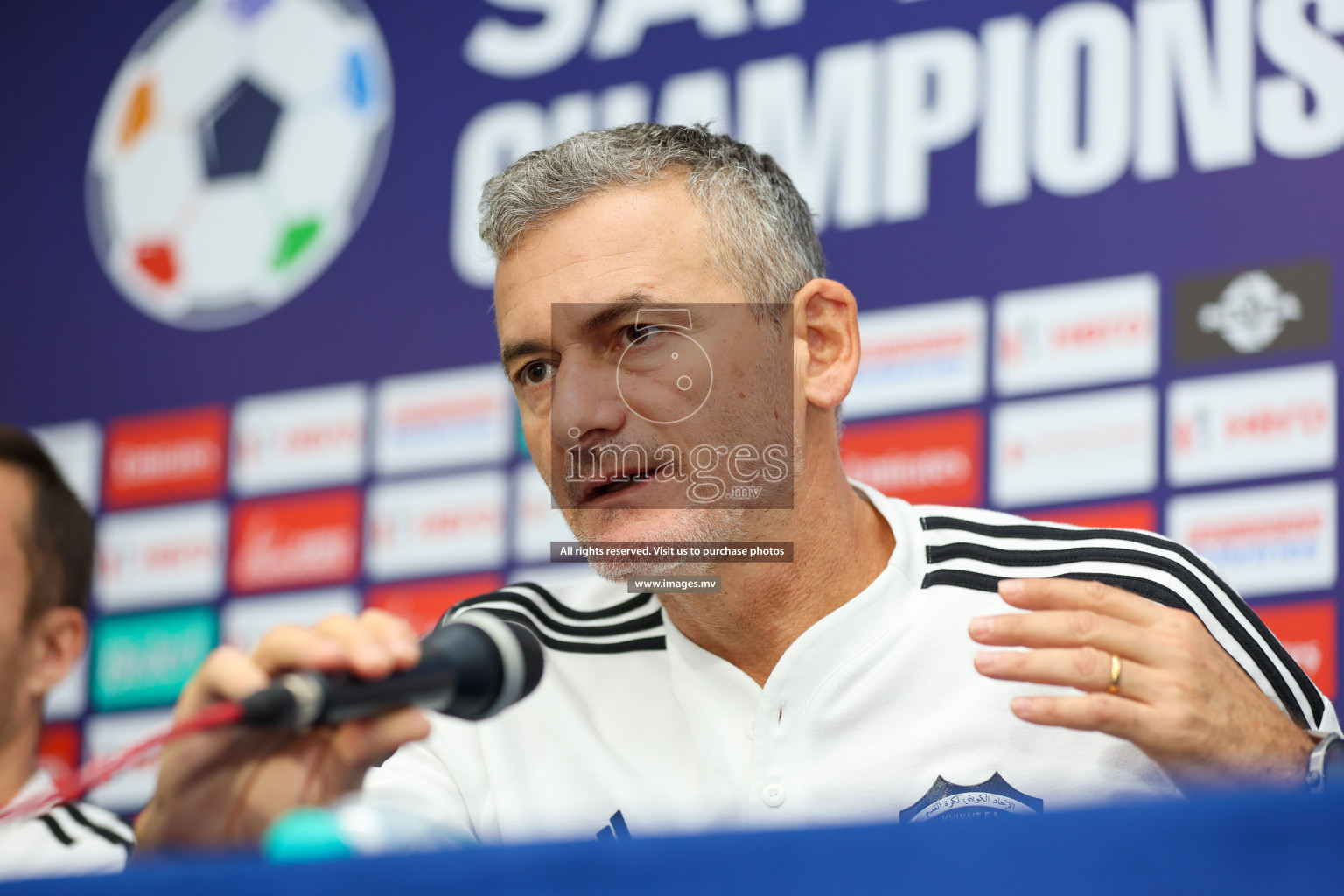 Saff Championship Final Pre-match press conference held in Sree Kanteerava Stadium, Bengaluru, India, on Monday, 3rd July 2023. Photos: Nausham Waheed / images.mv