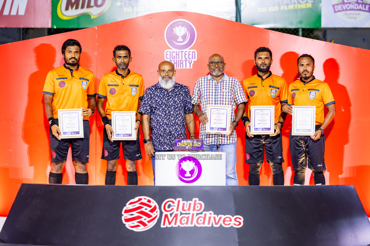Dhivehi Sifainge Club vs Port Recreation Club in Final of Club Maldives Cup Eighteen Thirty 2025 was held in Rehendi Futsal Ground, Hulhumale', Maldives on Friday, 26th September 2025. Photos: Nausham Waheed  / images.mv
