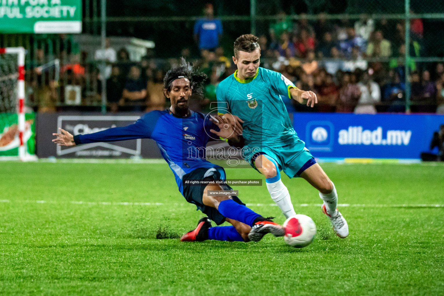 Team Fenaka vs Club WAMCO in Semi-finals of Club Maldives Cup 2022 was held in Hulhumale', Maldives on Sunday, 30th October 2022. Photos: Hassan Simah, Ismail Thoriq / images.mv