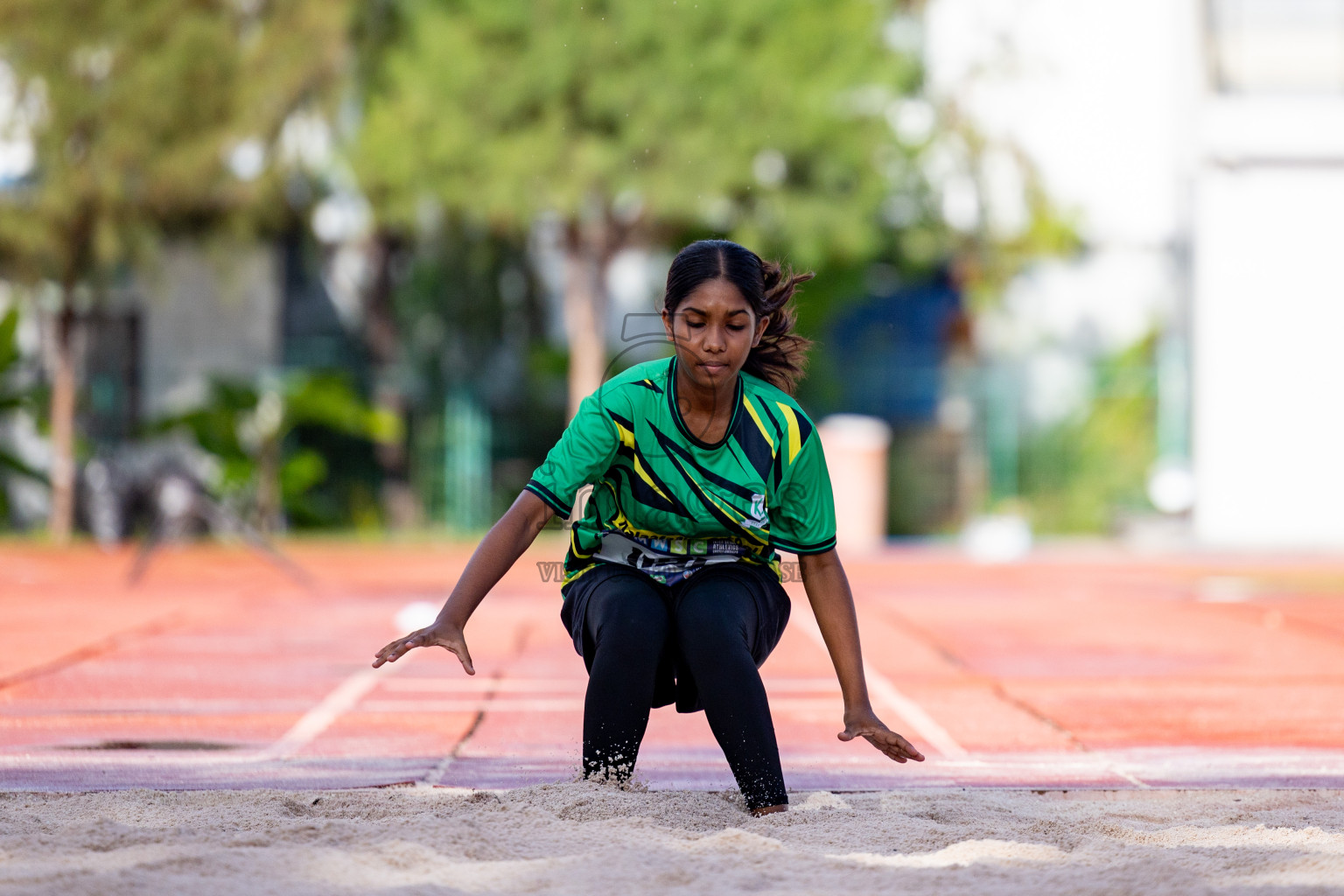 Day 1 of MWSC Interschool Athletics Championships 2024 held in Hulhumale Running Track, Hulhumale, Maldives on Saturday, 9th November 2024. 
Photos by: Ismail Thoriq, Hassan Simah / Images.mv