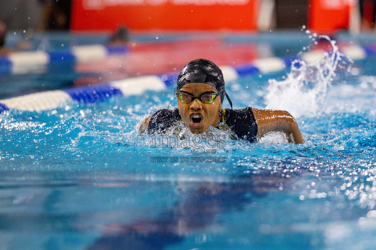 Day 4 of National Swimming Championship 2024 held in Hulhumale', Maldives on Monday, 16th December 2024. Photos: Hassan Simah / images.mv