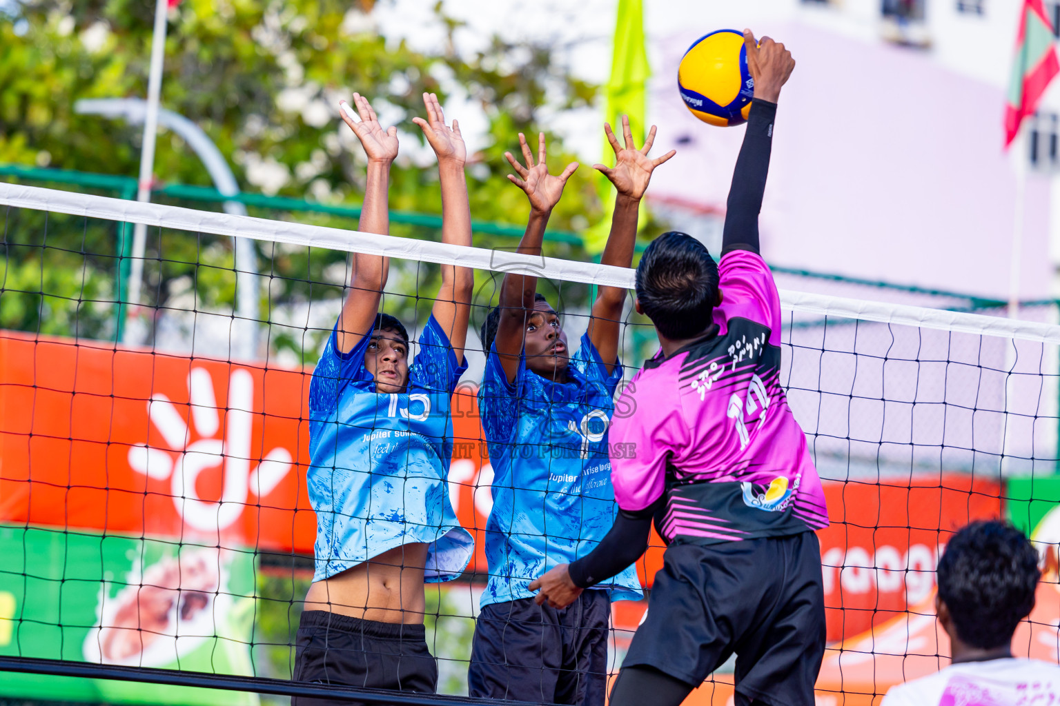 Day 13 of Interschool Volleyball Tournament 2024 was held in Ekuveni Volleyball Court at Male', Maldives on Thursday, 5th December 2024. Photos: Nausham Waheed / images.mv