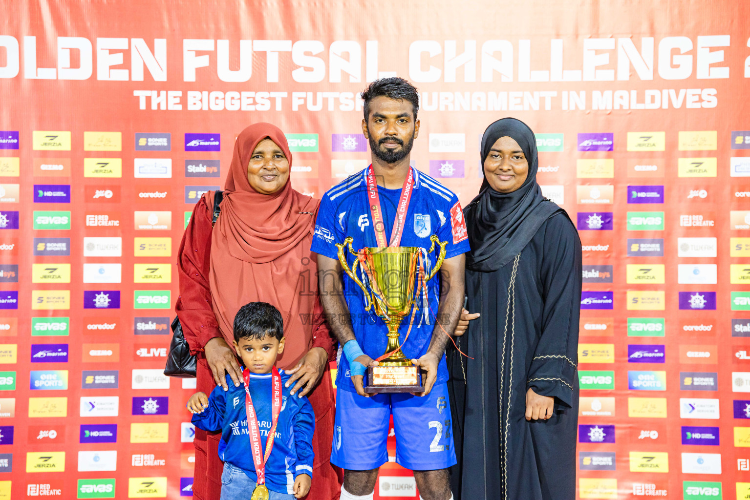 AA. Mathiveri VS AA. Thoddoo in Atoll Round Final on Day 20 of Golden Futsal Challenge 2025 was held on Thursday, 23rd January 2025, in Hulhumale', Maldives. Photos: Abdulla Abeed / images.mv