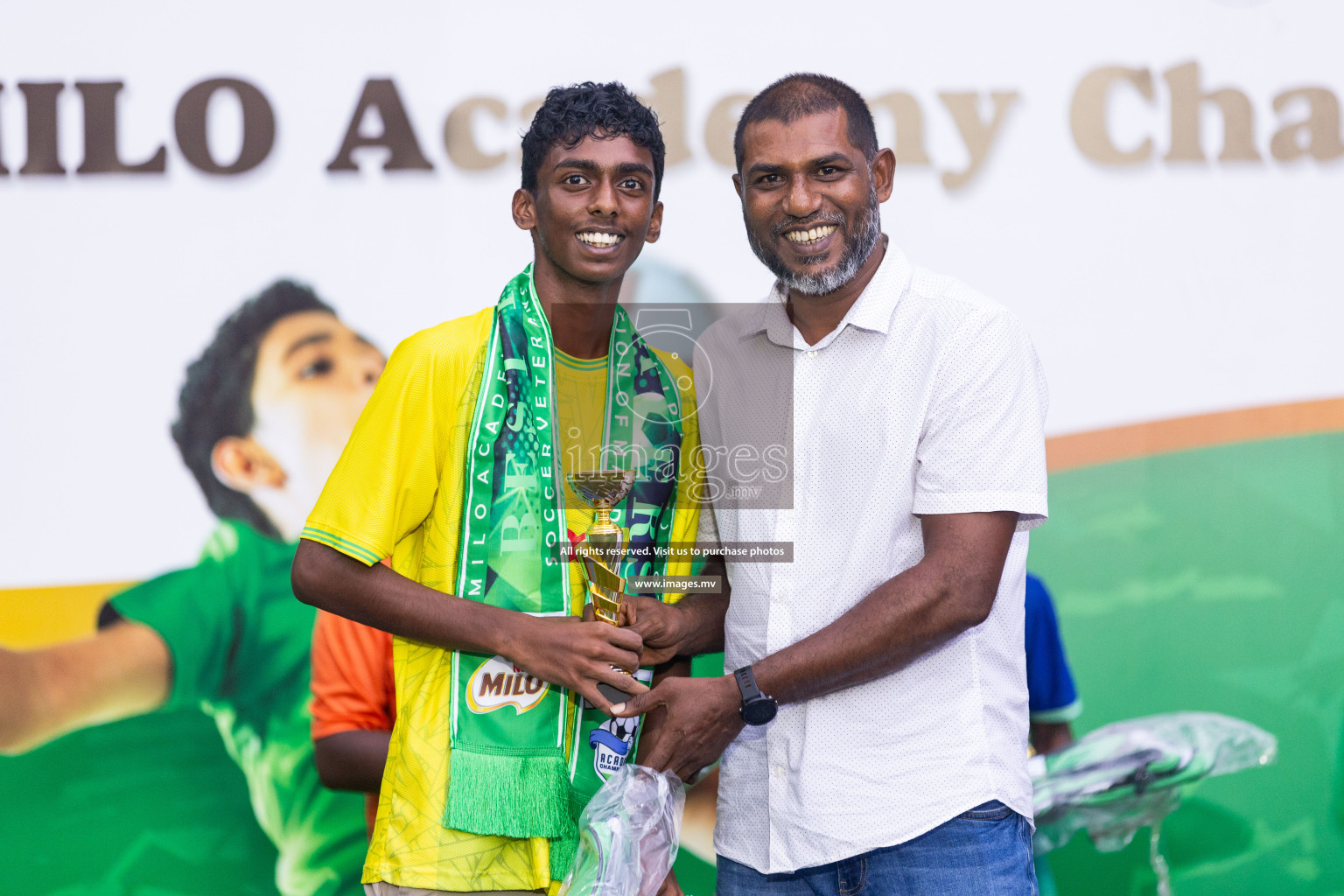 Day 2 of MILO Academy Championship 2023 (u14) was held in Henveyru Stadium Male', Maldives on 4th November 2023. Photos: Nausham Waheed / images.mv