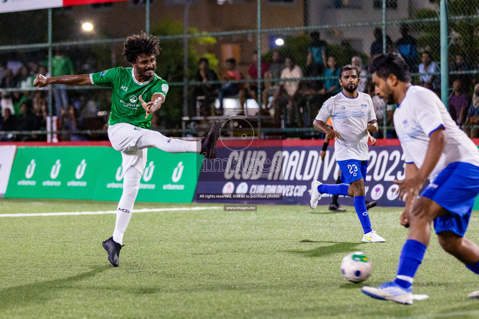 Hulhumale Hospital vs PSM in Club Maldives Cup Classic 2023 held in Hulhumale, Maldives, on Saturday, 22nd July 2023 Photos: Hassan Simah/ images.mv