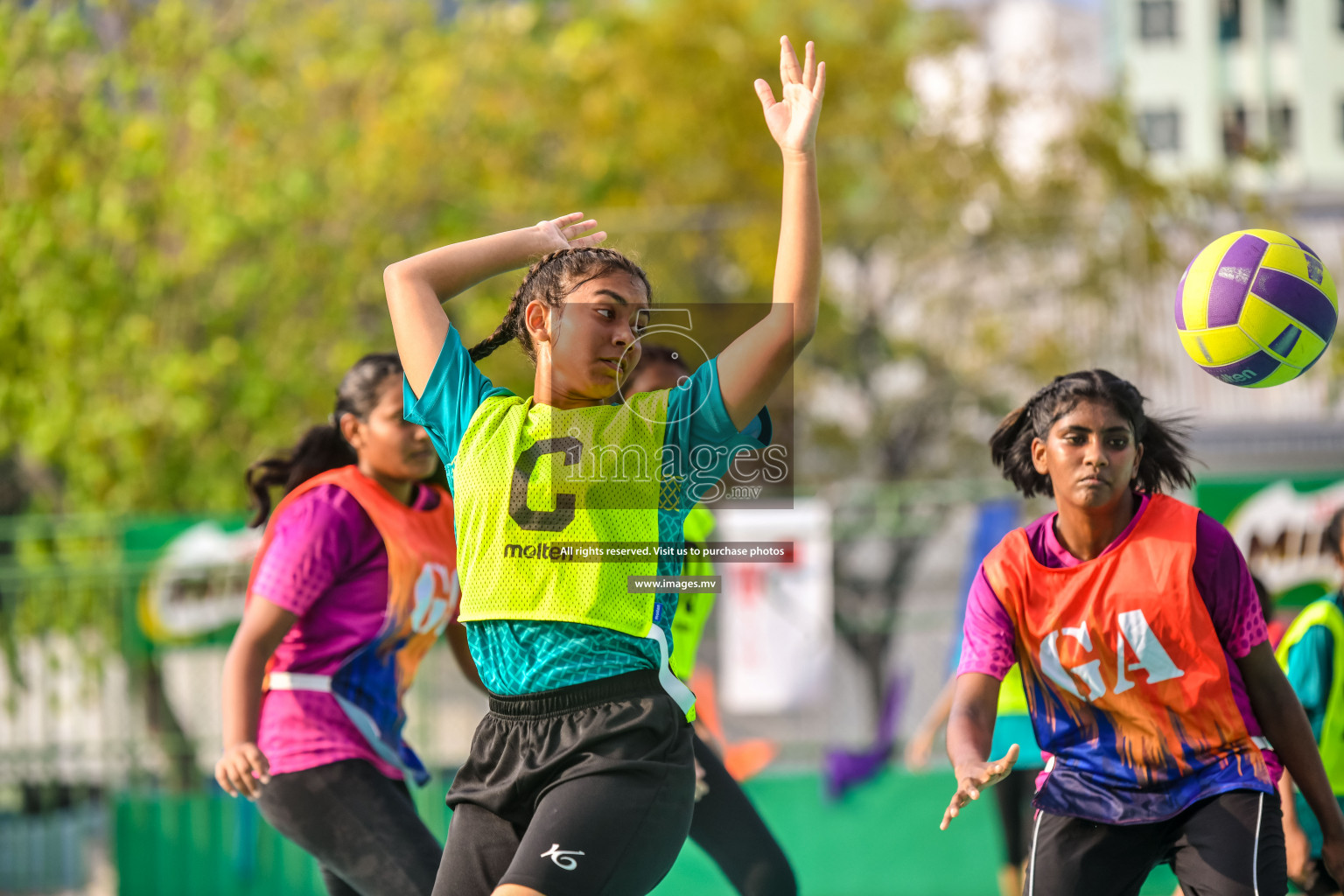 Day 6 of Junior Netball Championship 2022 on 10th March 2022 held in Male', Maldives. Photos by Nausham Waheed