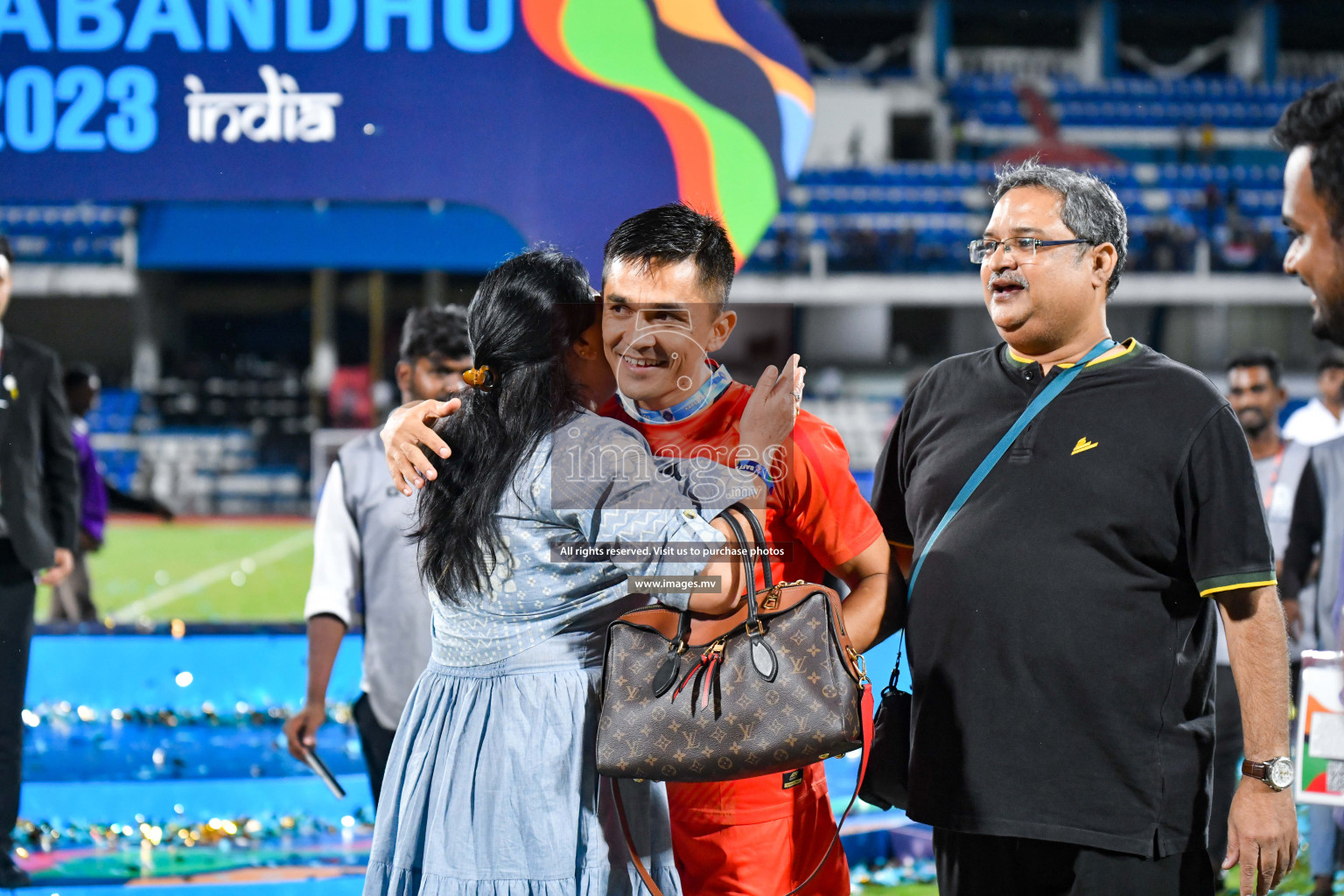 Kuwait vs India in the Final of SAFF Championship 2023 held in Sree Kanteerava Stadium, Bengaluru, India, on Tuesday, 4th July 2023. Photos: Nausham Waheed/ images.mv