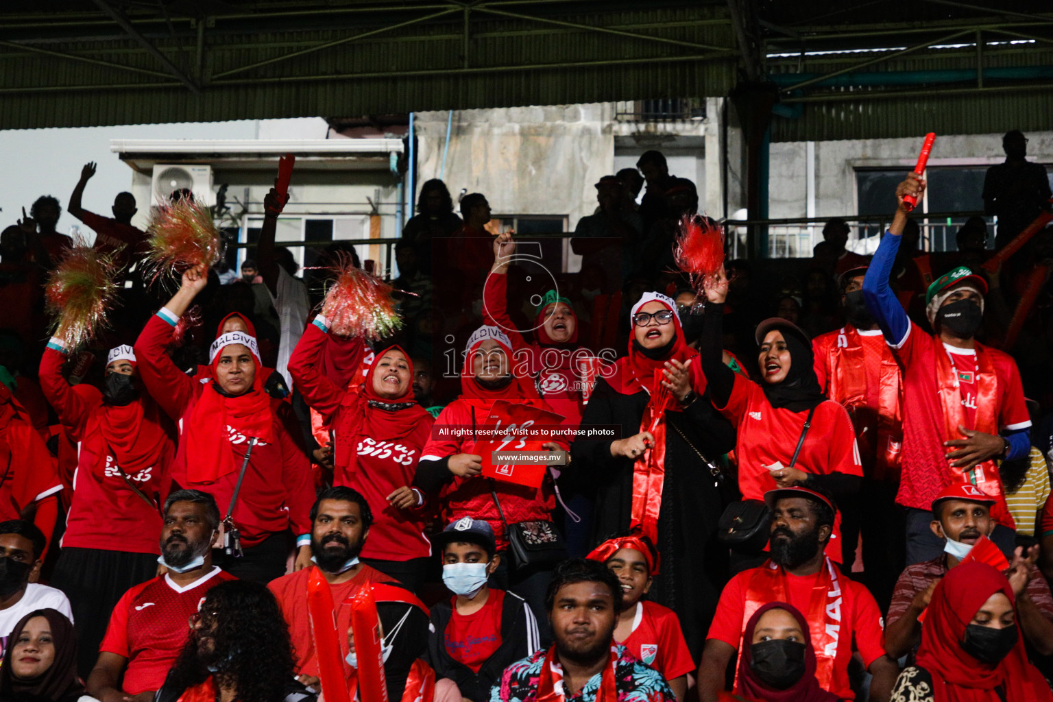 Maldives vs Nepal in SAFF Championship 2021 held on 1st October 2021 in Galolhu National Stadium, Male', Maldives