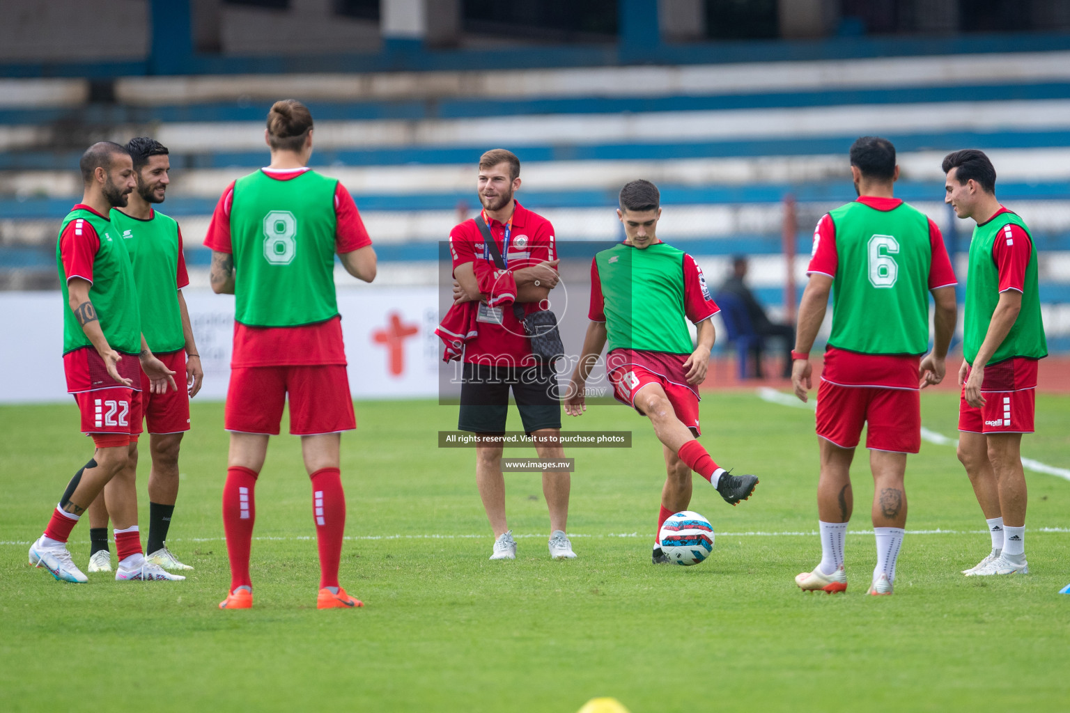 Lebanon vs Bangladesh in SAFF Championship 2023 held in Sree Kanteerava Stadium, Bengaluru, India, on Wednesday, 22nd June 2023. Photos: Nausham Waheed / images.mv