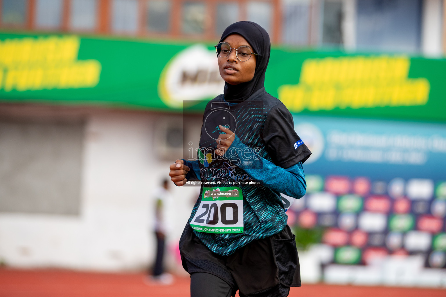 Day 2 of National Athletics Championship 2023 was held in Ekuveni Track at Male', Maldives on Friday, 24th November 2023. Photos: Hassan Simah / images.mv