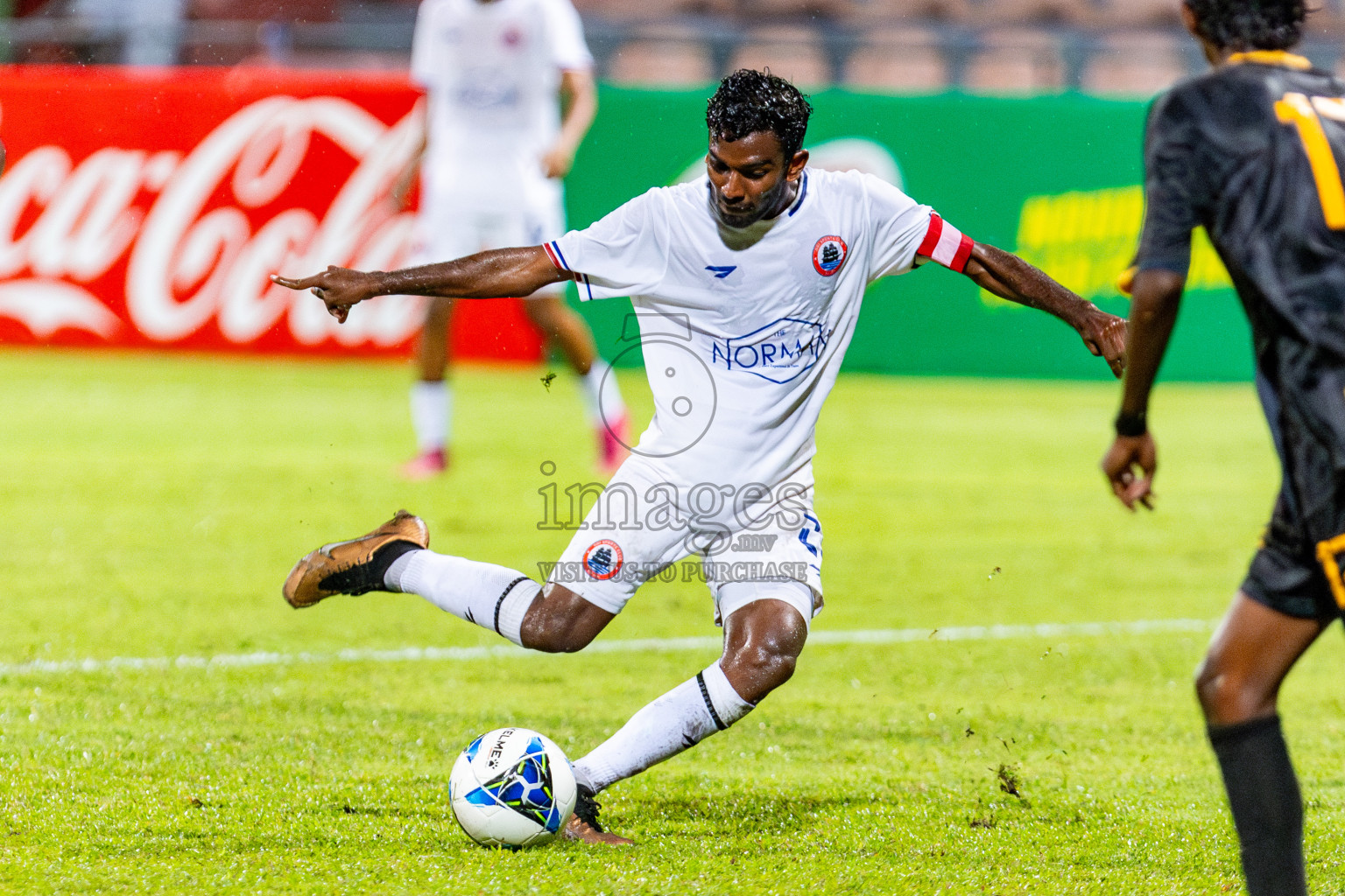 Odi Sports Club vs Buru Sports Club in Day 5 of Under 19 Youth Championship 2024 was held at National Stadium in Male', Maldives on Sunday, 23rd June 2024. Photos: Nausham Waheed / images.mv