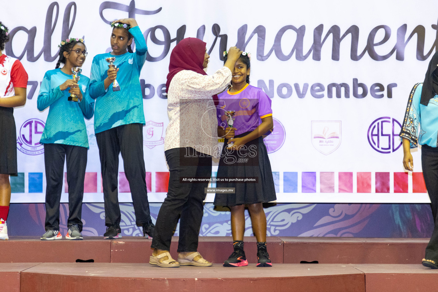 Final of 24th Interschool Netball Tournament 2023 was held in Social Center, Male', Maldives on 7th November 2023. Photos: Nausham Waheed / images.mv