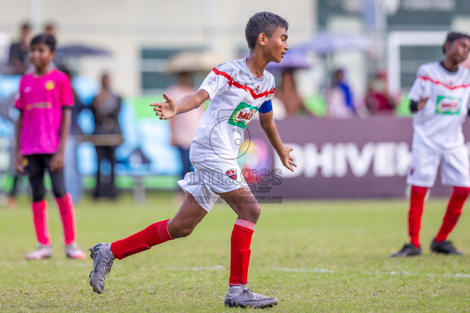 Dhivehi Youth League 2024 - Day 1. Matches held at Henveiru Stadium on 21st November 2024 , Thursday. Photos: Shuu Abdul Sattar/ Images.mv