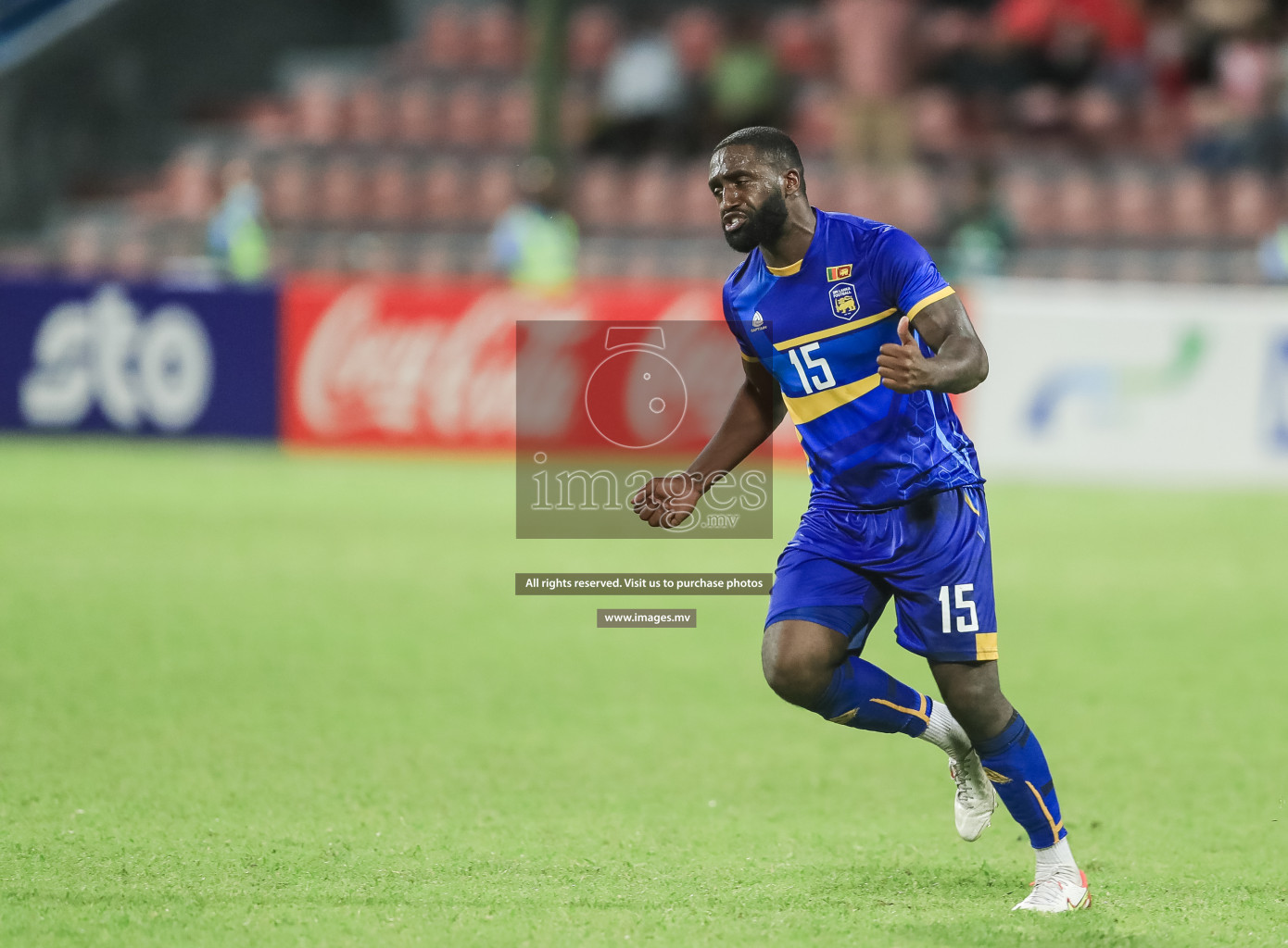 Nepal vs Sri Lanka in SAFF Championship 2021 held on 4th October 2021 in Galolhu National Stadium, Male', Maldives