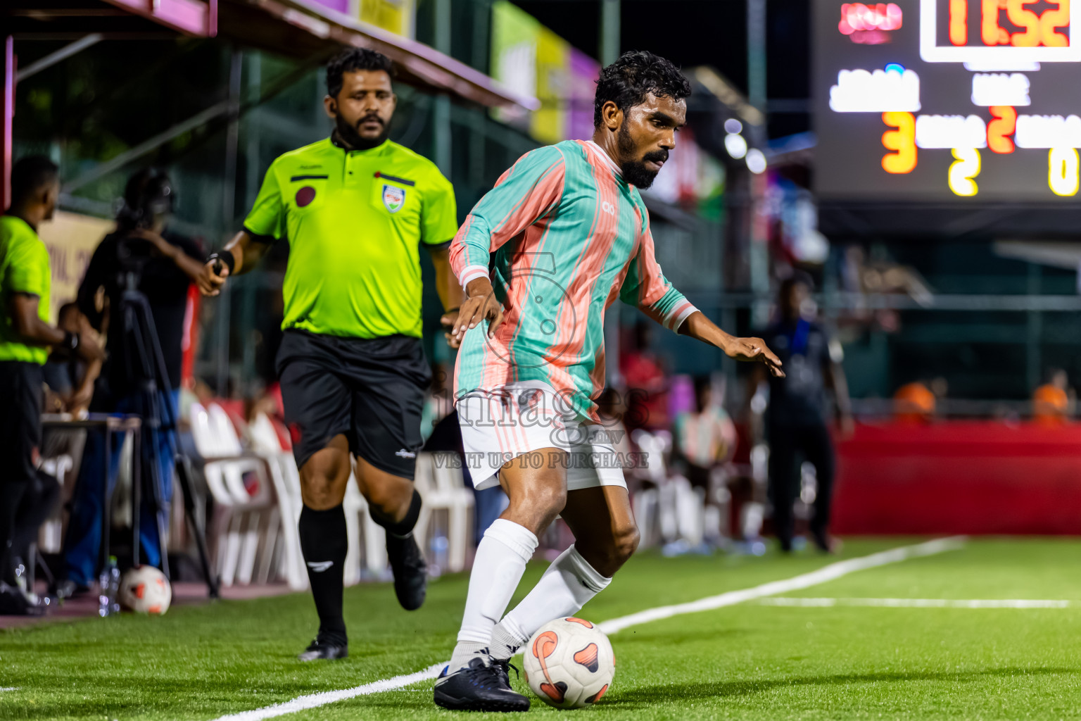 Road Recreation Club vs Joali Maldives in Day 1 of Kings Cup of Club Maldives Cup 2025 held in Rehendi Futsal Ground, Hulhumale', Maldives on Saturday, 30th August 2025. Photos: Yasna Ahmed / images.mv