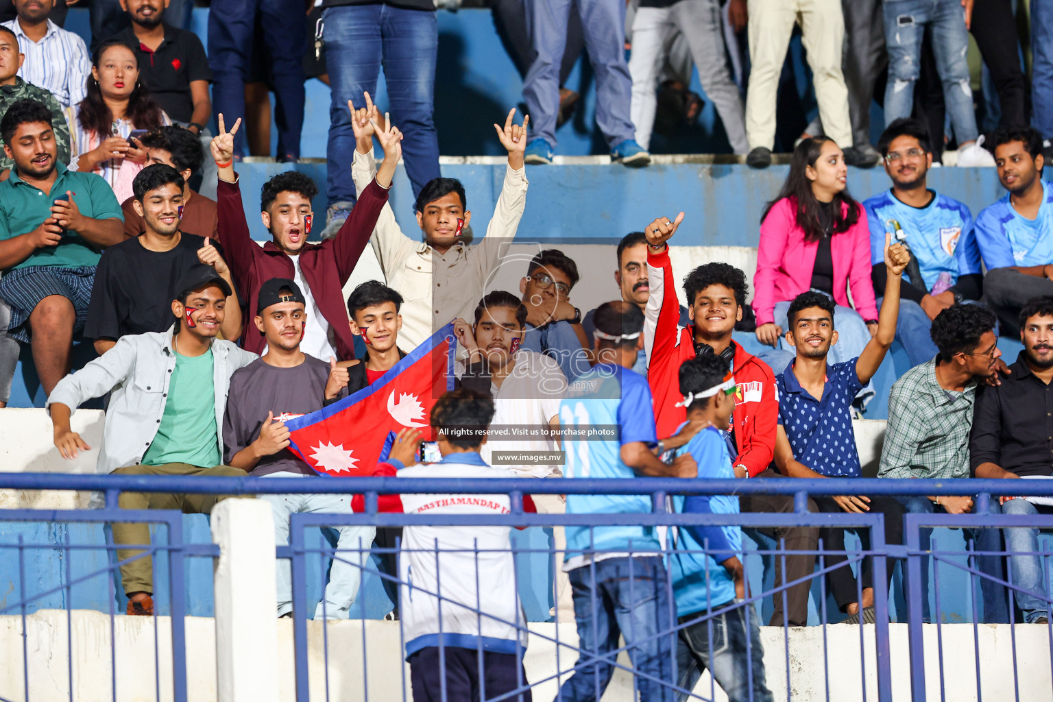 Nepal vs India in SAFF Championship 2023 held in Sree Kanteerava Stadium, Bengaluru, India, on Saturday, 24th June 2023. Photos: Nausham Waheed, Hassan Simah / images.mv