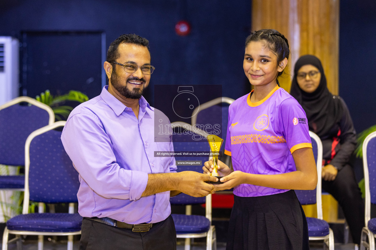 Day 10 of 24th Interschool Netball Tournament 2023 was held in Social Center, Male', Maldives on 5th November 2023. Photos: Nausham Waheed / images.mv