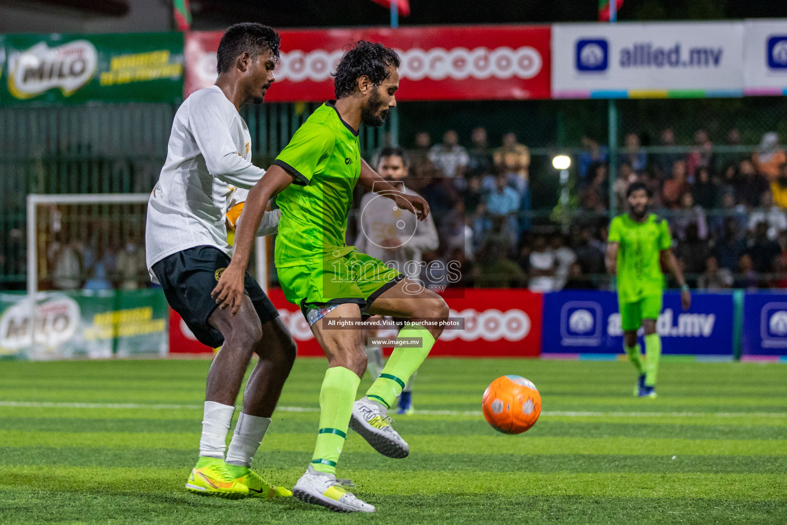 Team FSM Vs Prisons Club in the Semi Finals of Club Maldives 2021 held in Hulhumale, Maldives on 15 December 2021. Photos: Ismail Thoriq / images.mv