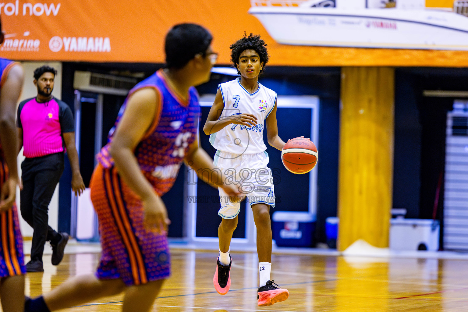 Finland International School vs Brightway International School in day 10 of Junior Championship 2024 was held in Social Center, Male', Maldives on Thursday, 21st November 2024. Photos: Nausham Waheed / images.mv